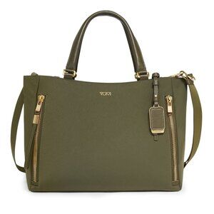 NWOT Tumi Voyageur Valetta Medium Tote Bag in Olive